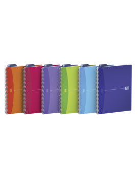 Blocco Spiralato Office My Colours Oxford - A5 - 1 Rigo con Margini - 90 Fogli - 100104780 (Assortiti)
