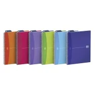 Blocco Spiralato Office My Colours Oxford - A5 - 1 Rigo con Margini - 90 Fogli - 100104780 (Assortiti)