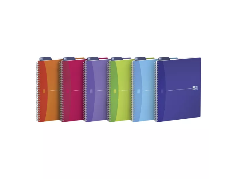 Blocco Spiralato Office My Colours Oxford - A5 - 1 Rigo con Margini - 90 Fogli - 100104780 (Assortiti)