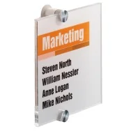 Targa Crystal Sign Durable - 14,8x14,8 cm - 4822-19 (Trasparente)