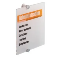 Targa Crystal Sign Durable - 21x21 cm - 4824-19 (Trasparente)