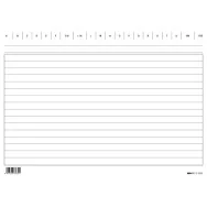 Schede in Cartoncino Rigate Edipro - 24x17 cm - E3363BL (Conf. 100)