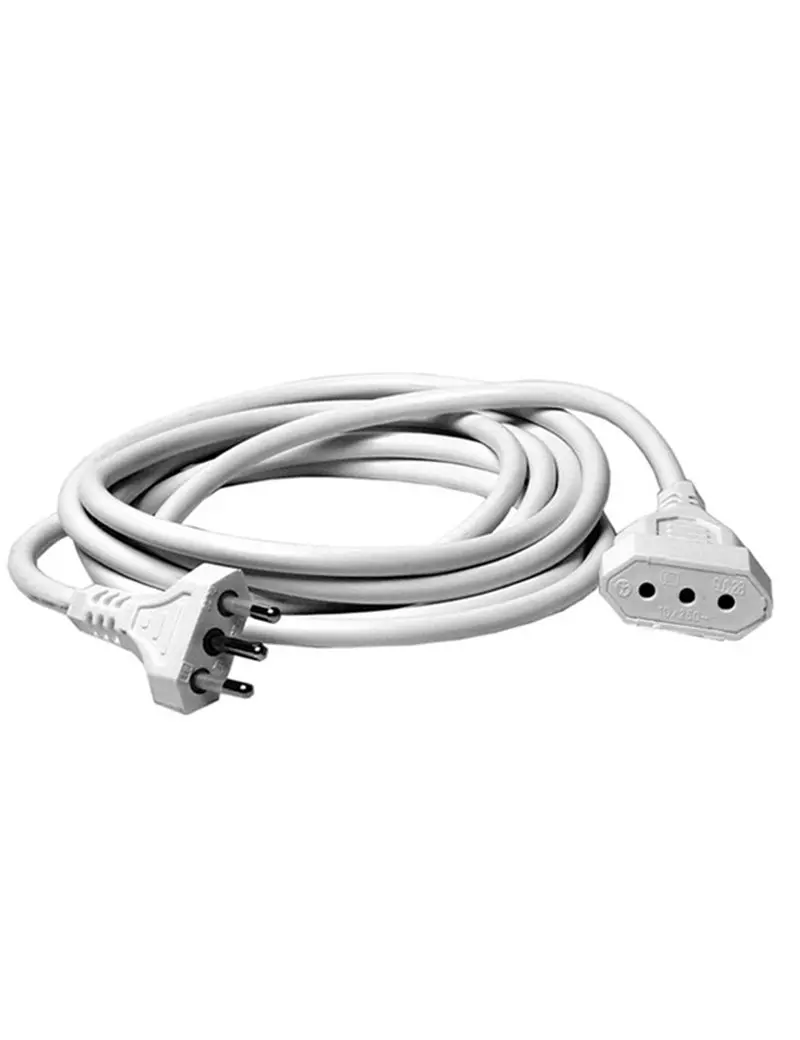 Prolunga Elettrica MKC - 3 m - 2P+T 10A - 492517357 (Bianco)