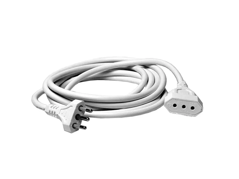 Prolunga Elettrica MKC - 5 m - 2P+T 10A - 492517359 (Bianco)