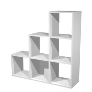 Libreria a Caselle Maxicube - 6 Caselle Scalare - 103,8x29,2x104 cm - 6DMAXC/5 (Grigio Alluminio)