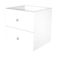 Cassetti per Libreria a Caselle Maxicube - 32,5x28,8x32,5 cm - 2CMAXC/3 (Bianco Conf. 2)