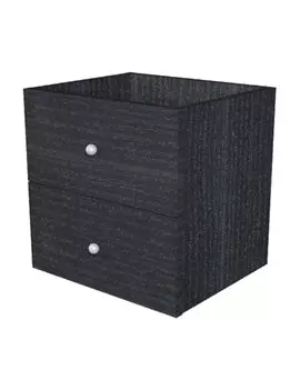 Cassetti per Libreria a Caselle Maxicube - 32,5x28,8x32,5 cm - 2CMAXC/8 (Nero Conf. 2)