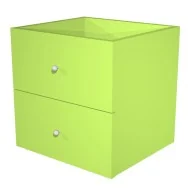 Cassetti per Libreria a Caselle Maxicube - 32,5x28,8x32,5 cm - 2CMAXC/V (Verde Neon Conf. 2)