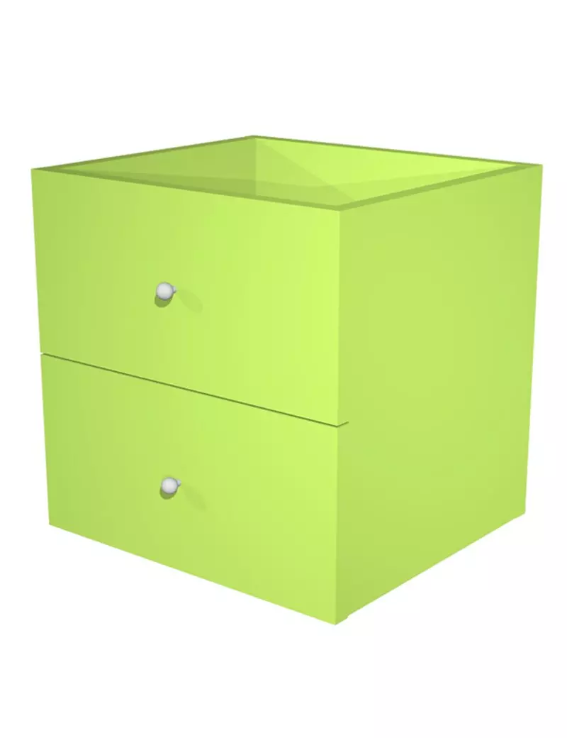 Cassetti per Libreria a Caselle Maxicube - 32,5x28,8x32,5 cm - 2CMAXC/V (Verde Neon Conf. 2) Cassetti per Libreria a Caselle Maxicube - 32,5x28,8x32,5 cm - 2CMAXC/V (Verde Neon Conf. 2)