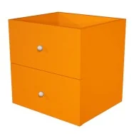 Cassetti per Libreria a Caselle Maxicube - 32,5x28,8x32,5 cm - 2CMAXC/O (Arancione Conf. 2)