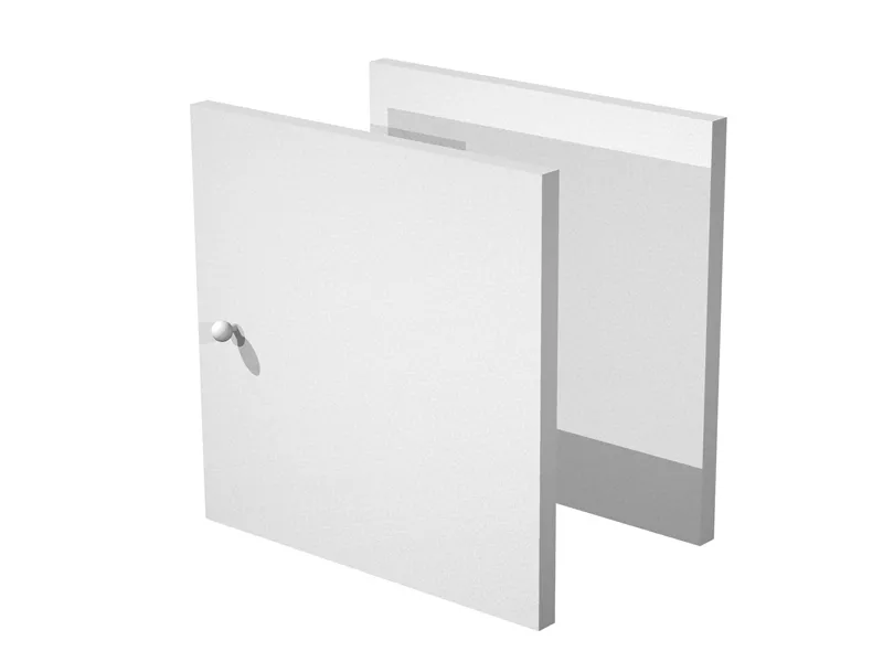 Antine per Libreria a Caselle Maxicube - 32,2x32,1 cm - 2AMAXC/5 (Grigio Alluminio Conf. 2)