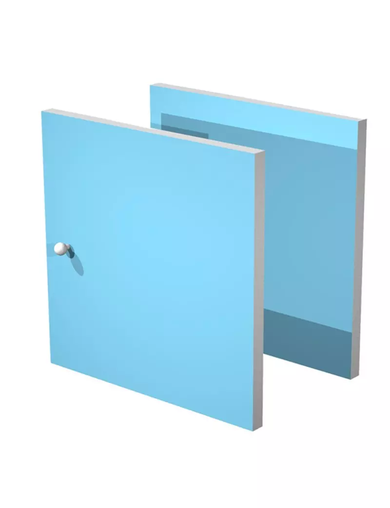 Antine per Libreria a Caselle Maxicube - 32,2x32,1 cm - 2AMAXC/A (Azzurro Conf. 2)