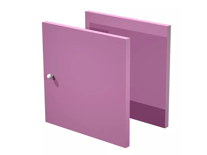 Antine per Libreria a Caselle Maxicube - 32,2x32,1 cm - 2AMAXC/s (Viola Conf. 2)