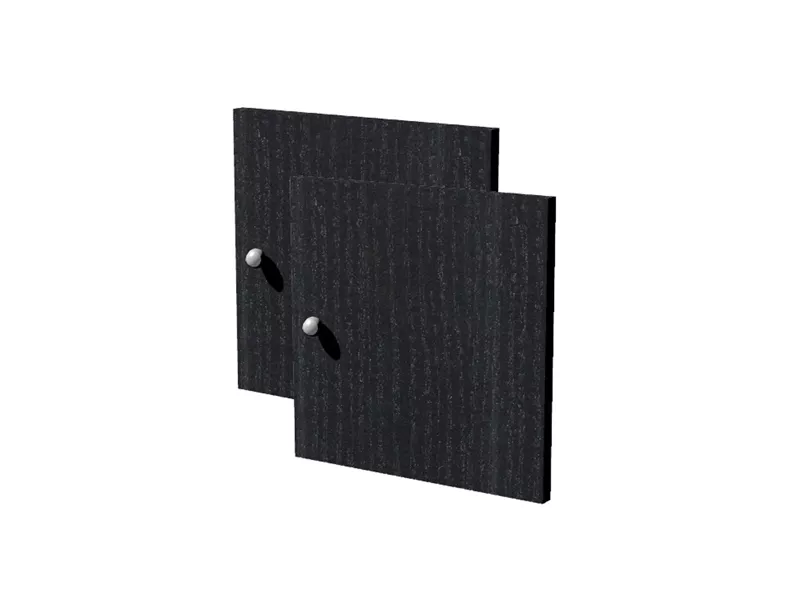 Antine per Libreria a Caselle Maxicube - 32,2x32,1 cm - 2AMAXC/8 (Nero Conf. 2)