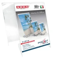 Portadepliant/Portafoto Arda - 21x30 cm - 80VA4CR (Trasparente)