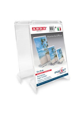 Portadepliant/Portafoto Arda - 13x18 cm - 80V1318CR (Trasparente)