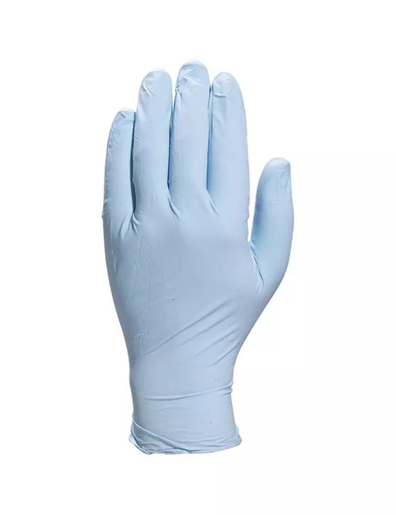 Guanti in Nitrile non Talcati Delta Plus - Taglia L/9 - V1400B10008 (Azzurro Conf. 100)