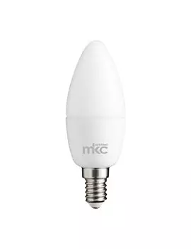Lampadina LED MKC - E14 - Candela - 5,5 W - 499048018 (Bianco Caldo)