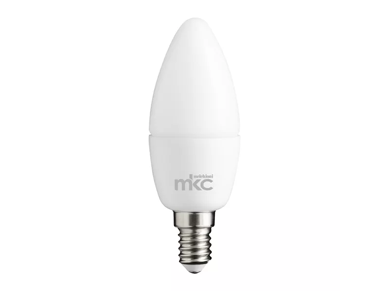 Lampadina LED MKC - E14 - Candela - 5,5 W - 499048018 (Bianco Caldo)