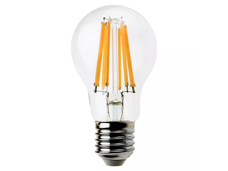 Lampadina LED MKC - E27 - Goccia a Filamento - 8 W - 499048565 (Bianco Caldo)