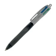 Penna a Sfera a Scatto 4 Colours Grip Pro Bic - 1 mm - 8922931 (Blu Nero Rosso Verde)