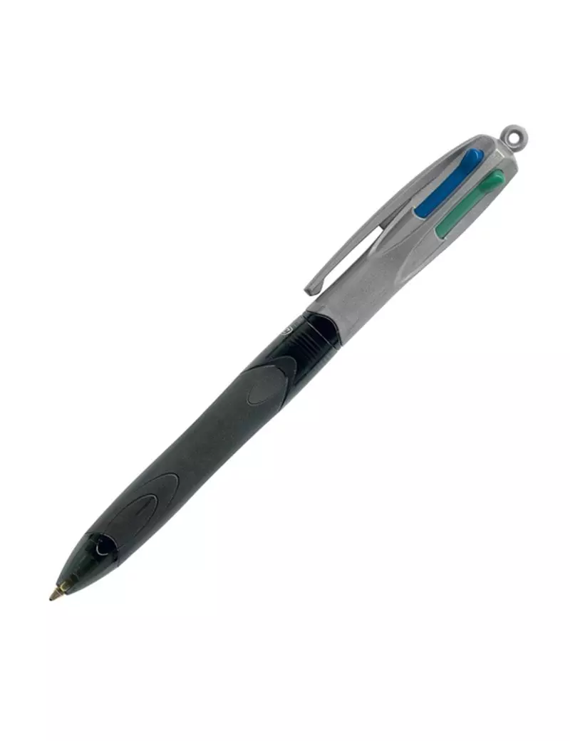 Penna a Sfera a Scatto 4 Colours Grip Pro Bic - 1 mm - 8922931 (Blu Nero Rosso Verde) Penna a Sfera a Scatto 4 Colours Grip Pro Bic - 1 mm - 8922931 (Blu Nero Rosso Verde)