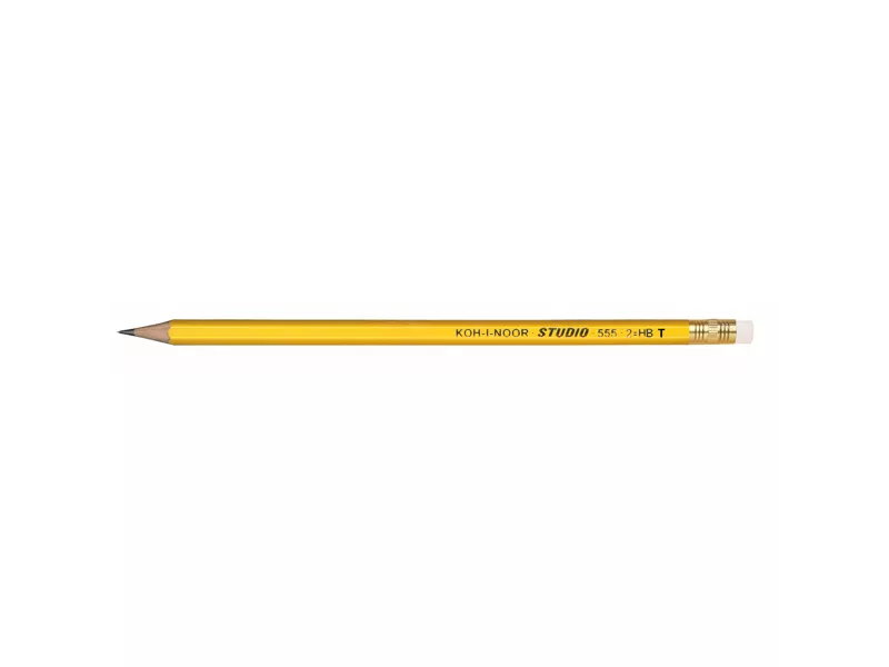 Matita H555 Koh-i-noor - HB - con Gommino - H555T (Conf. 12)