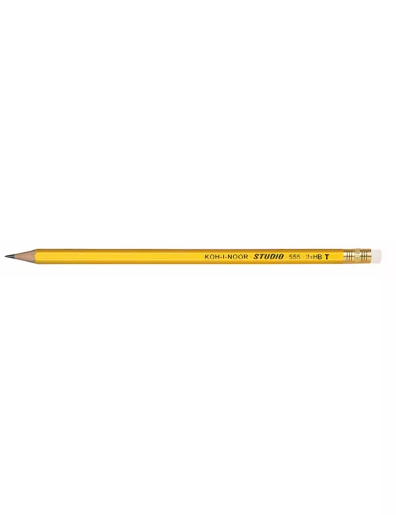 Matita H555 Koh-i-noor - HB - con Gommino - H555T (Conf. 12) Matita H555 Koh-i-noor - HB - con Gommino - H555T (Conf. 12)