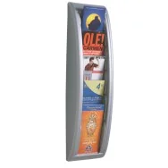 Portadepliant da Parete Quick Fit System Paperflow - A5 a 5 Tasche - 22,8x9,5x65 cm - K540635 (Argento)