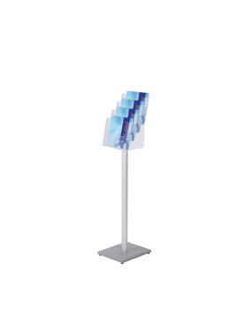 Portadepliants da Terra - 110 cm - 4xA4 - 1003255 (Argento)