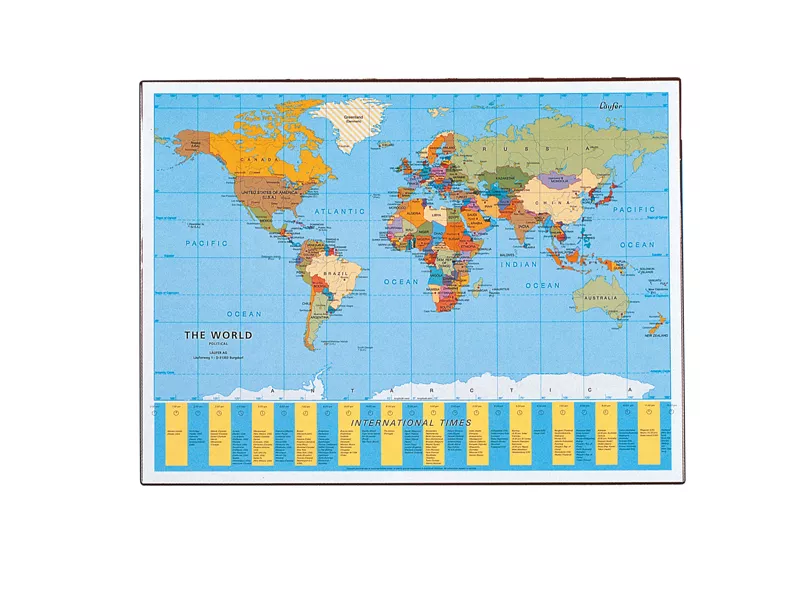 Sottomano Geographic Läufer Lebez - 53x40 cm - 45350 (Planisfero)