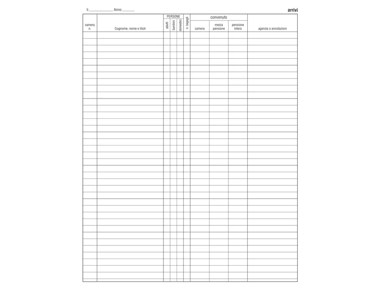 Registro Arrivi/Partenze Edipro - 24x31 cm - 46 Pagine - E2839 (Conf. 2) Registro Arrivi/Partenze Edipro - 24x31 cm - 46 Pagine - E2839 (Conf. 2)