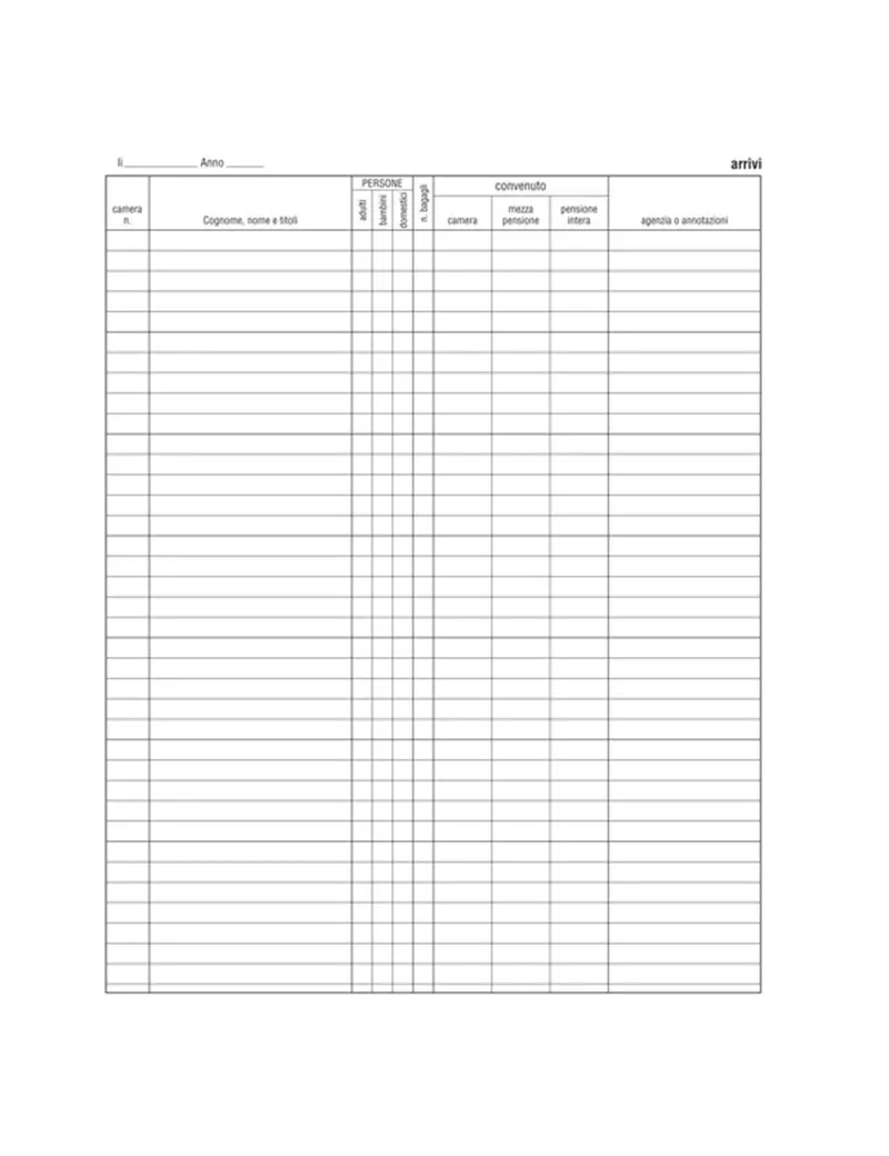 Registro Arrivi/Partenze Edipro - 24x31 cm - 46 Pagine - E2839 (Conf. 2) Registro Arrivi/Partenze Edipro - 24x31 cm - 46 Pagine - E2839 (Conf. 2)