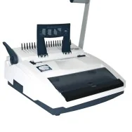 Rilegatrice a Dorsi Plastici e Metallici C21/W34 Titanium - 450 Fogli - CW-350 (Bianco)