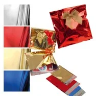 Busta Regalo Metal Lucido con Patella Adesiva PNP - 16x4x21 cm - U-11ANNYP7NN (Argento Conf. 50)