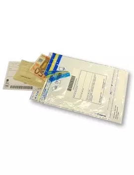 Busta di Sicurezza in LDPE Riciclabile Viva - 225x325 mm - 70 Micron - 3710 (Bianco Conf. 25)