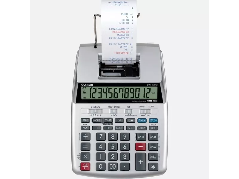 Calcolatrice Scrivente P23-DTSC Canon - 2496B001 (Bianco)