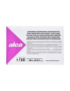 Detergente per Pavimenti in Bustina Linea Monodose Alca - ALC1042 (Superprofumato 50 ml)