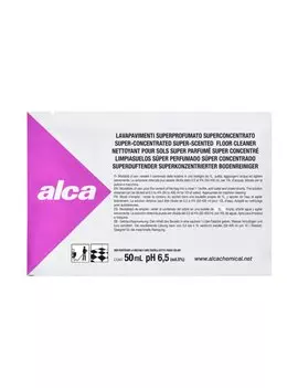 Detergente per Pavimenti in Bustina Linea Monodose Alca - ALC1042 (Superprofumato 50 ml)