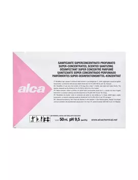 Sanificante in Bustina Linea Monodose Alca - ALC1043 (Superprofumato 50 ml)