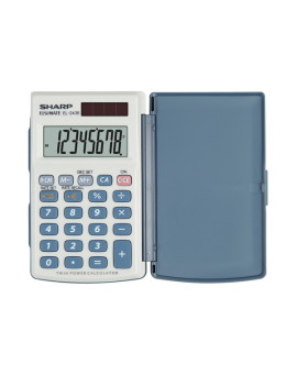 Calcolatrice Tascabile EL-243EB Sharp - EL243EB (Bianco)