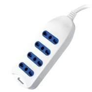 Presa Multipla MKC - 4 Prese Bipasso 2P+T - 492517976 (Bianco)