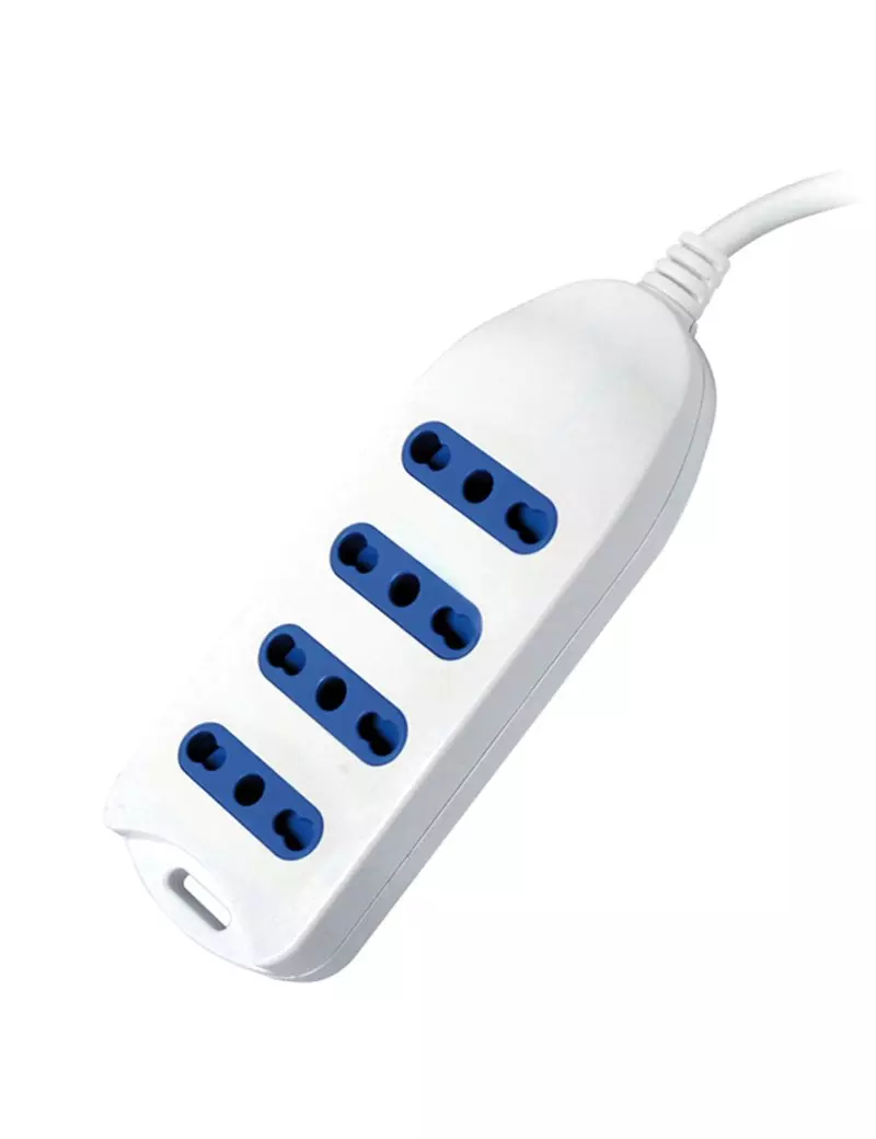 Presa Multipla MKC - 4 Prese Bipasso 2P+T - 492517976 (Bianco) Presa Multipla MKC - 4 Prese Bipasso 2P+T - 492517976 (Bianco)
