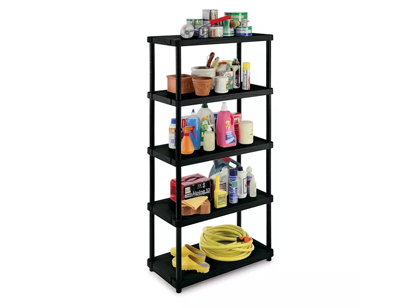 Scaffalatura Modulo Terry Store Age - 25 kg - 80x40x173,4 cm - 1001895 (Nero)