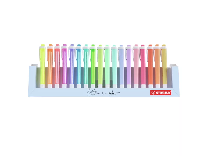 Evidenziatore Swing Cool Stabilo - 1-4 mm - 275/18-01-5 (Assortiti Conf. 18)