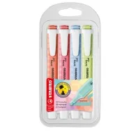 Evidenziatore Swing Cool Pastel Stabilo - 1-4 mm - 275/4-08-1 (Assortiti Conf. 4)
