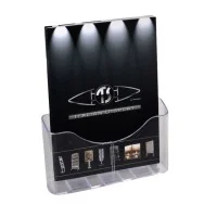 Portadepliant da Tavolo Tecnostyl - A4 - con Separatore - LH001 (Trasparente)