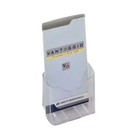 Portadepliant da Tavolo Tecnostyl - 1/3 A4 a 1 Tasca - LH004 (Trasparente)