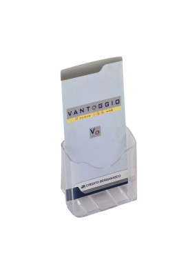 Portadepliant da Tavolo Tecnostyl - 1/3 A4 a 1 Tasca - LH004 (Trasparente)