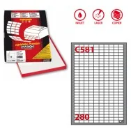 Etichette Adesive Markin - 19x10 mm - X210C581 (Bianco Conf. 100)